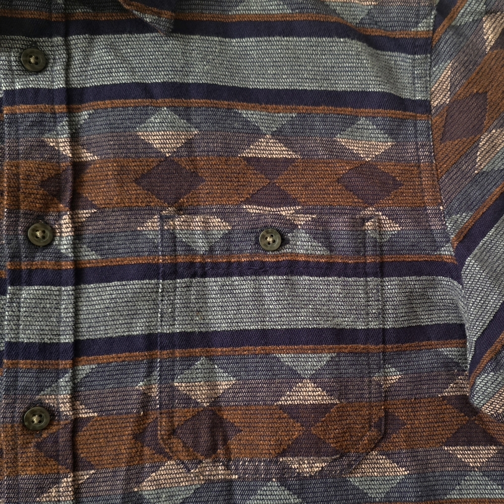 Goodfellow Aztec Print Button Front Shirt - Picture 2 of 4